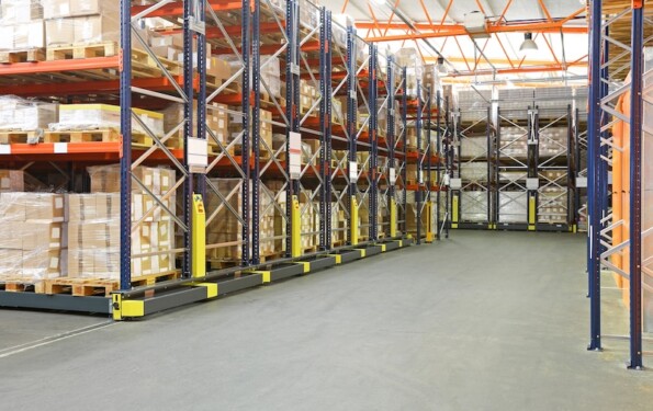 Warehouse shelving