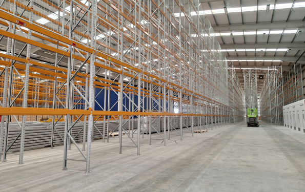 Logistics warehouse racking