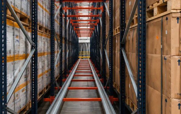 Automated-pallet-shuttle-racking